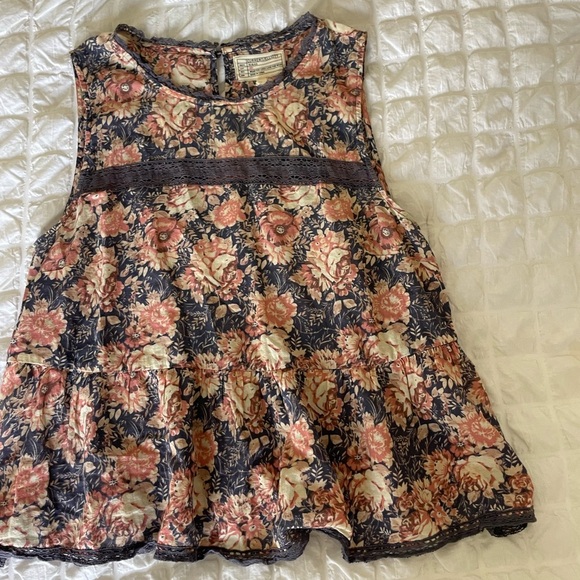 Current/Elliott floral sleeveless top - Picture 1 of 7